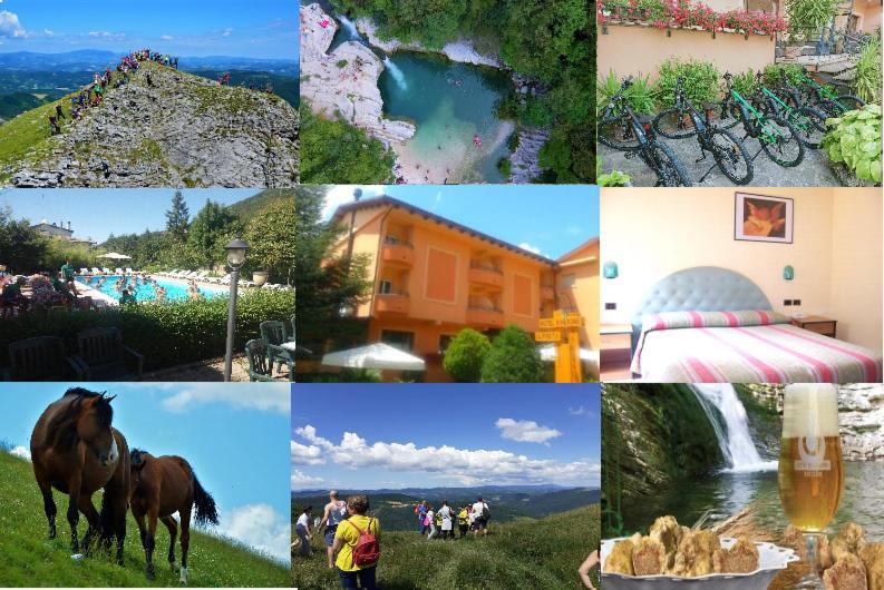 Hotel Ristorante Montenerone Apecchio Kültér fotó